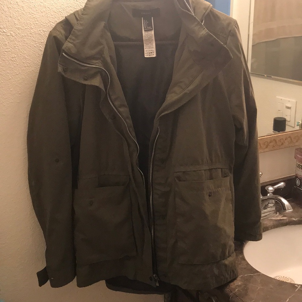 Army green jacket